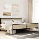 sengeramme uden madras 183x213 cm metal sonoma-eg