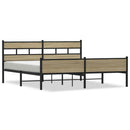 sengeramme uden madras 193x203 cm metal sonoma-eg