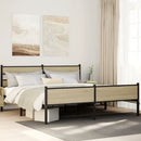 sengeramme uden madras 193x203 cm metal sonoma-eg