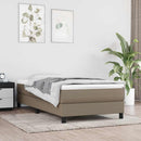 springmadras med pocketfjedre medium 80x160 cm til stof gråbrun
