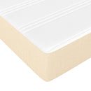 springmadras med pocketfjedre medium 80x160 cm til stof cremefarvet