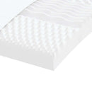 skummadras 100x220 cm 7 zoner hårdhed 20 ILD hvid