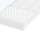 skummadras 140x220 cm 7 zoner hårdhed 20 ILD hvid
