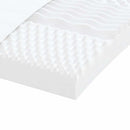 skummadras 160x220 cm 7 zoner hårdhed 20 ILD hvid