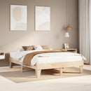 sengeramme uden madras 140x200 cm massivt fyrretræ