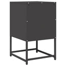 sengebord 36x39x60,5 cm koldvalset stål sort