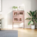 højskab 68x39x107 cm stål lyserød