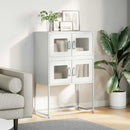 højskab 68x39x107 cm stål hvid
