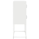 højskab 68x39x107 cm stål hvid