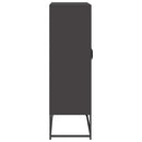 højskab 68x39x123 cm stål sort