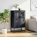 skab 68x39x111,5 cm stål antracitgrå