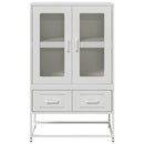 skab 68x39x111,5 cm stål hvid