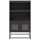 højskab 68x39x123 cm stål sort