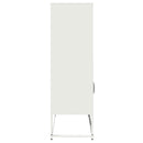 højskab 68x39x123 cm stål hvid