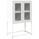 højskab 68x39x107 cm stål hvid
