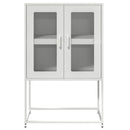 højskab 68x39x107 cm stål hvid