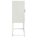 højskab 68x39x107 cm stål hvid