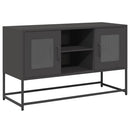 tv-bord 100,5x39x60,5 cm stål sort