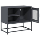tv-bord 68x39x60,5 cm stål antracitgrå