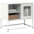 tv-bord 68x39x60,5 cm stål hvid