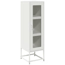 skab 36x39x123 cm koldvalset stål hvid