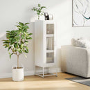 skab 36x39x123 cm koldvalset stål hvid