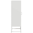 skab 36x39x123 cm koldvalset stål hvid