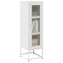 skab 36x39x123 cm koldvalset stål hvid
