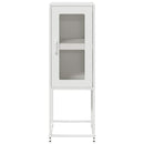 skænk 36x39x107 cm koldvalset stål hvid