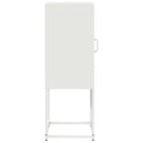 skænk 36x39x107 cm koldvalset stål hvid
