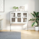 skænk 100,5x39x107 cm koldvalset stål hvid