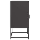 sengebord 36x39x78 cm koldvalset stål sort