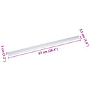 Trinkantprofiler 10 stk. Sølv 67 x 3.5 x 3 cm Aluminium