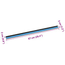 Trinkantprofiler 30 stk. Brun 67 x 3 x 2 cm Aluminium
