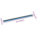 Trinkantprofiler 10 stk. Brun 67 x 3.5 x 3 cm Aluminium