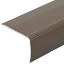 Trinkantprofiler 10 stk. Brun 67 x 3 x 2 cm Aluminium