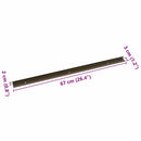 Trinkantprofiler 10 stk. Brun 67 x 3 x 2 cm Aluminium