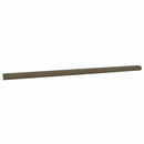 Trinkantprofiler 10 stk. Brun 67 x 3 x 2 cm Aluminium