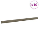 Trinkantprofiler 10 stk. champagnefarvet 67 x 3 x 2 cm
