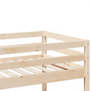 køjeseng 90x200 cm massivt fyrretræ