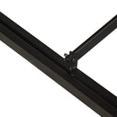 sofabord 100x100x35 cm massivt genbrugstræ flerfarvet