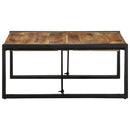 sofabord 80x80x35 cm massivt ru mangotræ