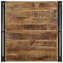 sofabord 80x80x35 cm massivt ru mangotræ