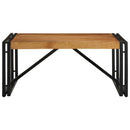 sofabord 80x80x35 cm massivt akacietræ