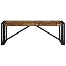 sofabord 100x50x35 cm massivt genbrugstræ flerfarvet