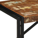 sofabord 100x50x35 cm massivt genbrugstræ flerfarvet