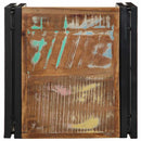 sofabord 40x40x35 cm massivt genbrugstræ flerfarvet