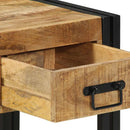 sengeskabe 2 stk 40x40x50 cm massivt ru mangotræ