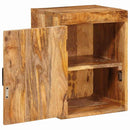 Sengebord 2 pcs Brun 35 x 33 x 48 cm Massivt mangotræ