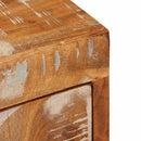 Sengebord 2 pcs Brun 35 x 33 x 48 cm Massivt genbrugstræ